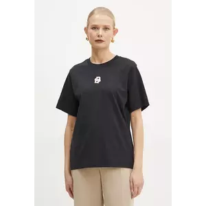 BOSS tricou din bumbac femei, culoarea bej, 50526205 imagine