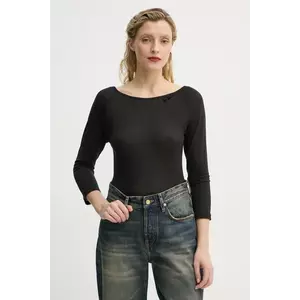 G-Star longsleeve femei, culoarea negru, D25065-9297 imagine