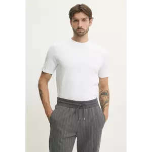 Karl Lagerfeld tricou barbati, culoarea alb, neted, 500221.755750 imagine