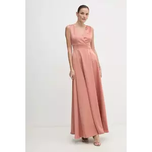 Artigli rochie culoarea portocaliu, maxi, evazată, ACAB000030 imagine
