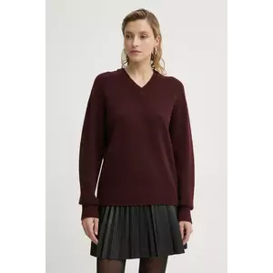 A.L.C. pulover de casmir Calven culoarea bordo, 7SWPO01027 imagine