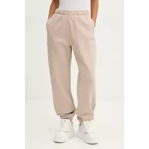Rotate pantaloni de trening din bumbac culoarea bej, neted, 1134242313 imagine