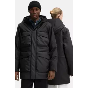 Rains geaca Askim Long Insulated Cargo Jacket W3T4 culoarea negru, de iarna, oversize, 15930-01 imagine