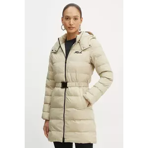 Karl Lagerfeld geaca femei, culoarea bej, de iarna, 246W1514 imagine