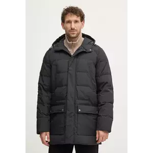 Geox geaca de puf barbati, culoarea negru, de iarna, M4626N-T3147-F9000 imagine