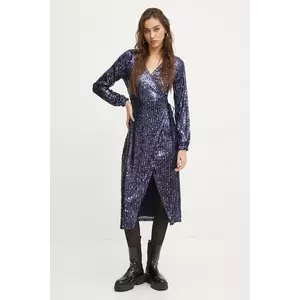 Superdry rochie culoarea bleumarin, mini, dreaptă, W8011701A-GOU imagine