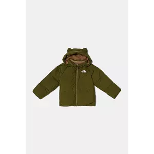 The North Face geacă cu puf copii BABNORTH DOWN FLEECE LINED JACKET culoarea verde, NF0A88W2PIB1 imagine