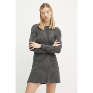 Hollister Co. rochie culoarea gri, mini, evazată, KI359-4194 imagine