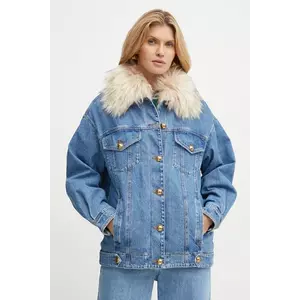 Luisa Spagnoli geacă din denim SCIALUPPA femei, de tranziție, 541266 imagine