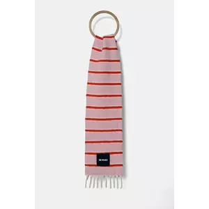 Sunnei esarfa de lana culoarea roz, modelator, ACCXSAC009 imagine