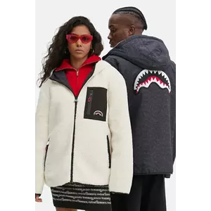 Sprayground geaca cu doua fete culoarea gri, de tranzitie, SP656 imagine