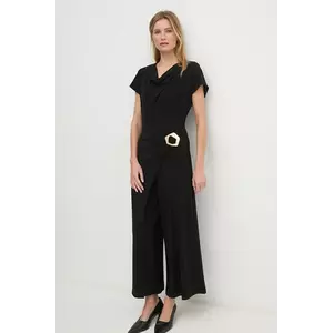 Joseph Ribkoff salopeta culoarea negru, cu decolteu rotund, 251043 imagine