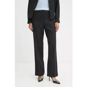 MICHAEL Michael Kors pantaloni de lana drept, high waist, MF43015F2A imagine