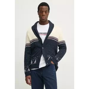 Lindbergh cardigan bărbați, culoarea bleumarin, 30-805059 imagine