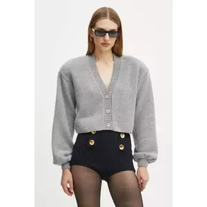 La Mania cardigan din lână MARI culoarea gri, LM.MARI imagine