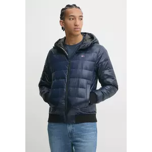 Tommy Jeans geacă de puf bărbați, culoarea bleumarin, de tranziție, DM0DM20659 imagine