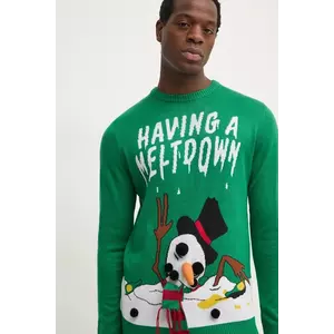 Lindbergh pulover bărbați, culoarea verde, 30-800245 imagine