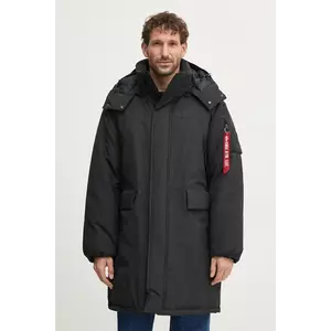 Alpha Industries geacă bărbați, culoarea negru, de iarnă, 148124 imagine