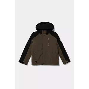 Quiksilver geacă de schi MISSION BLOCK JK culoarea maro, EQBTJ03180 imagine