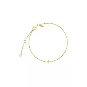 Design Letters bratara din argint placata cu aur 90501010N imagine