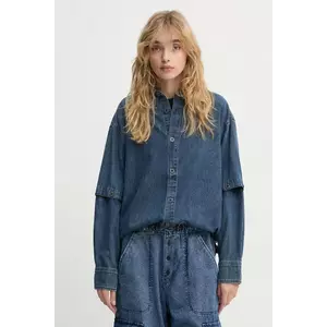 G-Star cămașă femei, cu guler clasic, relaxed fit, D25358-D252 imagine