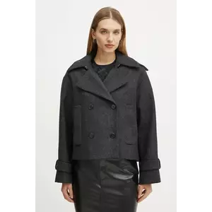 Ivy Oak palton femei, culoarea gri, de tranzitie imagine