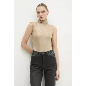 Answear Lab body femei, culoarea auriu, neted imagine