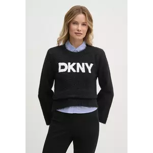 Dkny pulover femei, culoarea negru, DJ4R0504 imagine