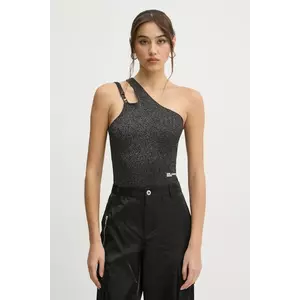 Karl Lagerfeld Jeans top femei, culoarea negru, cu spate descoperit, A1W18028 imagine