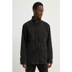 Sunflower geacă din denim bărbați, culoarea negru, de tranziție, 5196 imagine