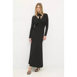 Answear Lab rochie culoarea negru, maxi, mulată imagine