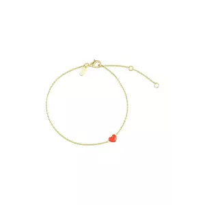 Design Letters bratara din argint placata cu aur 90501007CORAL imagine