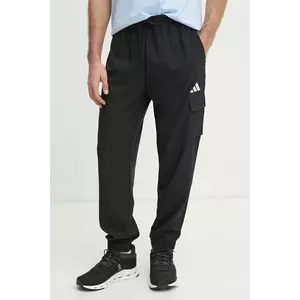 adidas pantaloni Essential barbati, culoarea negru, JF3538 imagine