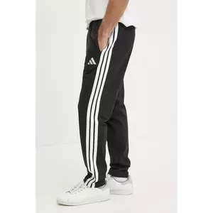 adidas pantaloni de trening Essentials culoarea negru, cu imprimeu, JE6430 imagine