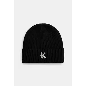 Karl Kani caciula culoarea negru, din tricot gros, 70200020 imagine