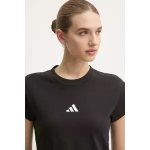adidas tricou din bumbac Future Icons femei, culoarea negru, JE4000 imagine