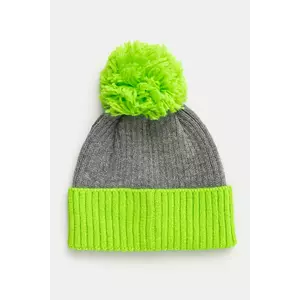 United Colors of Benetton caciula din amestec de lana culoarea verde, 6LOWDA014 imagine