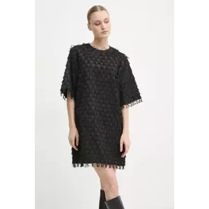 Day Birger et Mikkelsen rochie Nori culoarea negru, mini, dreaptă, DAY65243513 imagine