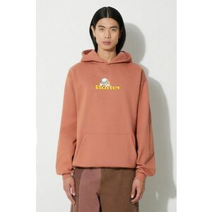 Butter Goods bluză Teddy Logo Pullover Hood bărbați, culoarea portocaliu, cu glugă, cu imprimeu, BGQ3231304 imagine