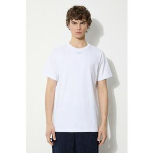 Maharishi tricou din bumbac Micro Maharishi barbati, culoarea alb, neted, 1307.WHITE imagine