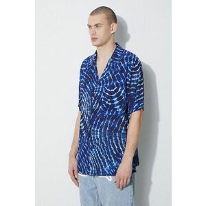 Marcelo Burlon cămașă Aop Soundwaves Hawaii Shirt bărbați, relaxed, CMGG001S24FAB0014501 imagine