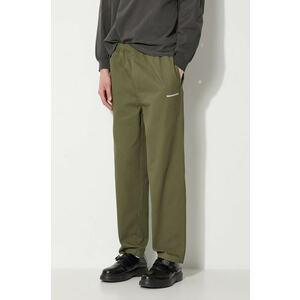 thisisneverthat pantaloni Easy Pant barbati, culoarea verde, cu fason chinos, TN240WPACP01 imagine