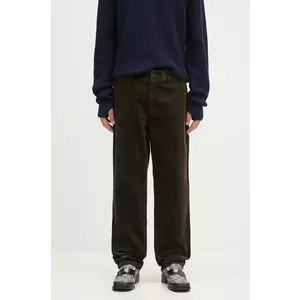 Norse Projects pantaloni de catifea cord Aros Regular Wide Wale Corduroy Chino culoarea maro, drept, N25.0407.2022 imagine