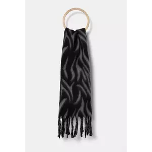 Morgan fular 5ZELY femei, culoarea gri, modelator, 5ZELY imagine