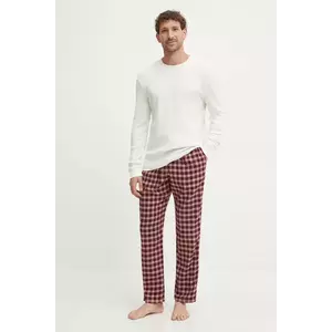 Hollister Co. pijama barbati, culoarea bej, modelator, KI313-4022 imagine