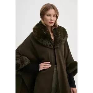 Joseph Ribkoff poncho culoarea verde, light, 243930 imagine