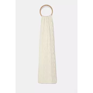 Hollister Co. fular femei, culoarea bej, neted, KI354-4034 imagine