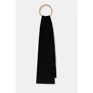 Marc O'Polo esarfa de lana culoarea albastru marin, neted, 500005102011 imagine