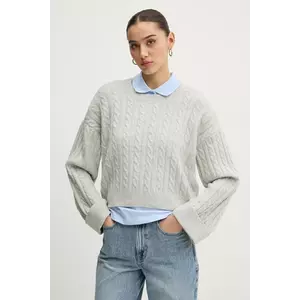 Hollister Co. pulover femei, culoarea gri, KI350-4274 imagine