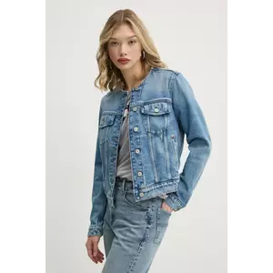 Tommy Jeans geacă din denim femei, de tranziție, DW0DW19783 imagine